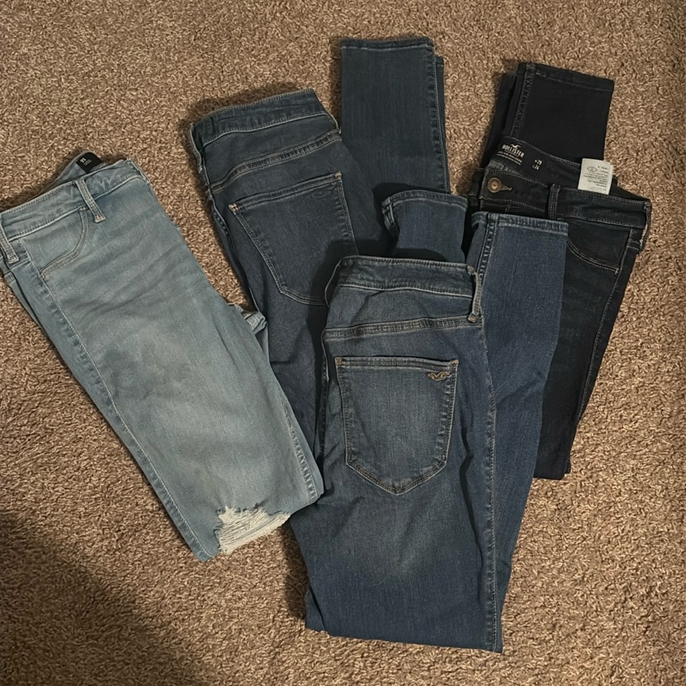 Hollister High- Rise Jean Leggings - FOUR TOTAL